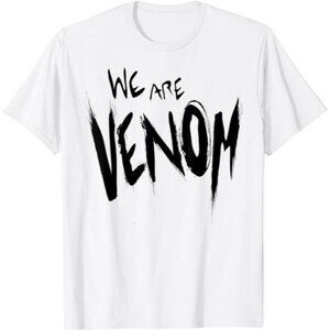 Marvel Big & Tall We Are Venom T-Shirt White XLT